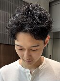 シャドウパーマニュアンスパーマ波巻きスパイラルパーマ名古屋栄