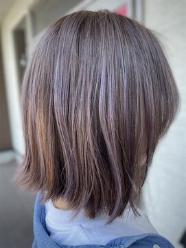 フェニーチェ アヴァンティ インターナショナルヘアサロン(fenice avanti) イルミナカラー【ラベンダー】×ナチュラル外ハネ