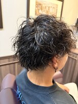 ミリオンバックス 上野(Million Bucks)&nbsp;MEN'S HAIR/リバースセンターパート/ニュアンスパーマ/ツイスパ