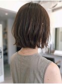 切りっぱなしボブ20代30代40代◎前髪あり外ハネミニボブ赤羽