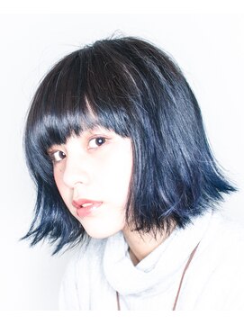 エトワール(Etoile HAIR SALON) 2016Etoile A/W切りっぱなしネイビーグラデ【Etoile南区城南町】