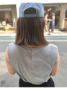 チョビー(Chobii) 【chobii】ベージュ☆ハイライト☆イルミナカラー