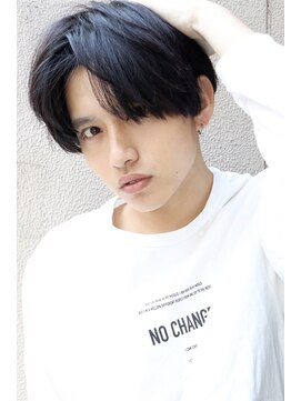 ノーセット ワックスなしもカッコいい かきあげセンターパート L ネイビー Navy のヘアカタログ ホットペッパービューティー ノーセット ワックスなしもカッコいい かきあげセンターパート L ネイビー Navy のヘアカタログ ホットペッパービューティー