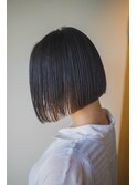 首筋を綺麗に見せたいなら前下がりボブ