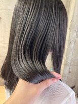 オッソ(OSSO)&nbsp;ネイビーブラック_マロンベージュAラインボブ