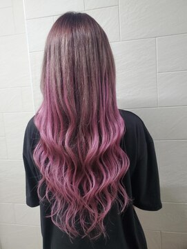 グランディールヘアデザイン(grandir hairdesign) ピンクが可愛い！エクステスタイル！