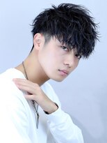 リップス 表参道店(LIPPS)&nbsp;【ブルーマッシュ】前下がり刈り上げマッシュ
