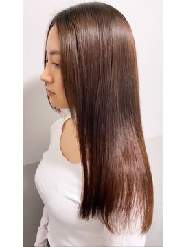 ミエル ヘア 新宿(miel hair) 〈mielhair新宿〉艶ストレート　髪質改善ULTOWA