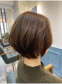 小顔ショートボブ