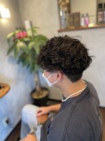 ザ サロン ヤマモト(the salon yamamoto)&nbsp;メンズ×ミディアム×スパイラルパーマ