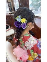 浴衣ヘアセット