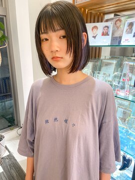 ビファインクーアヴェダ(Be fine coo AVEDA) 顔まわりのレイヤーでボブも垢抜け☆