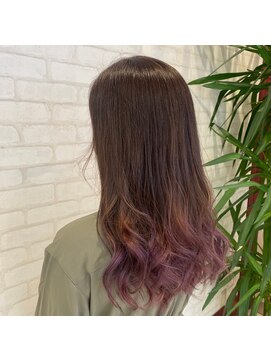 ビス ヘア アンド ビューティー 西新井店(Vis Hair＆Beauty) 20代30代グラデーションカラー透明感ラベンダーピンク