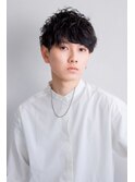スパイラルパーマ/マッシュ