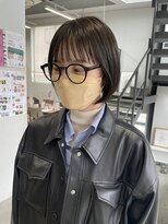 ヘアー アイス 御器所本店(HAIR ICI)&nbsp;20代30代40代前下がりストレート大人ボブリップライン