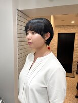 耳掛けマッシュショート