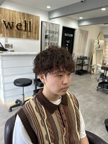 スウェル 船橋店(Swell)&nbsp;ハイライト/マッシュパーマ/束感/波巻き/メンズ1