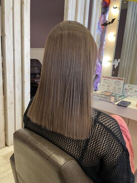 クレン 真嘉比店(Cre'ne) アッシュベージュハイトーンダブルカラー