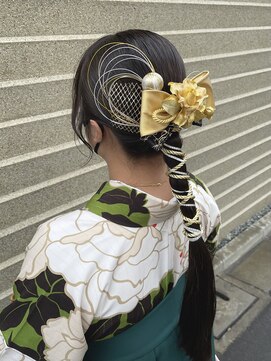 オニキス(ONYX) 卒業式袴着付け+タイト一束ヘアアレンジ【chisato】