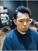 Cafe&Barber BASE×カット×パーマ