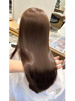 アヴァンス 京橋店(AVANCE)&nbsp;【髪質改善】ブリーチなしミルクティーベージュで艶髪に♪