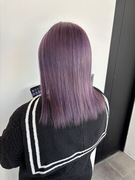 アプリバイリアン 浦和2号店(appri by Rien) 韓国風　レイヤーカット〔ダブルカラー×ピンクバイオレット〕