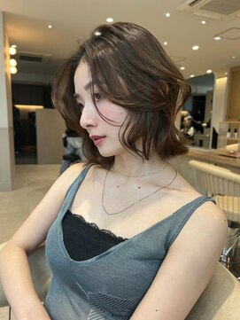 ジーナ 京都河原町(Zina) 髪質改善*デザインカラーボブ*美髪【Zina京都河原町店】