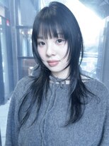 デコ(DECO)&nbsp;shaggy hash cut × 透明感black