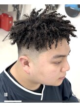 ヘアー ワーク ショップ タイムレス(HAIR WORK SHOP TIMELESS) スパイキーアフロ