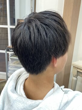 アルターリール(aL ter Rire) 韓国マッシュ/スパイキーショート/ブルーブラック[鎌取］中村