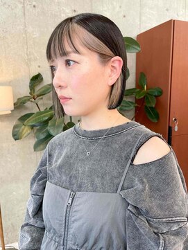 ノエ(noe) ホワイトグレージュ/デジタルパーマ/チェリーブラウン/栄r129