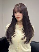 ベレーザ 渋谷(BELEZA) 14091黒髪オリーブグレージュ髪質改善ストレート暗髪レイヤー