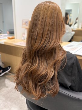 アヴァンス 京橋店(AVANCE) ハイライト履歴からミルクティーベージュ