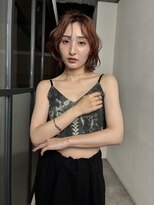 ロンドプロフィール 浦和(Lond profil)&nbsp;顔まわりレイヤー外ハネ韓国風ヘア髪質改善浦和ボブ