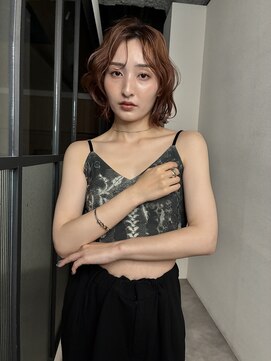 ロンドプロフィール 浦和(Lond profil) 顔まわりレイヤー外ハネ韓国風ヘア髪質改善浦和ボブ