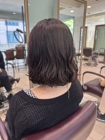 アメリ バイ アピッシュ(Amelie by apish)&nbsp;コテ巻き風パーマボブパーマデジタルパーマ伸ばしかけボブ