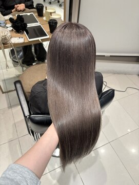 ガリカ シーム(Gallica/SEAM) 【YUI】透明感グレージュカラー × 韓国ロング