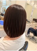 髪質改善ストレートボブ