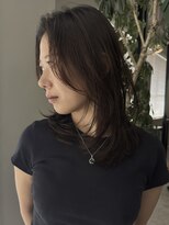 ダイアモンドリリーキートス(Diamond Lily kiitos)&nbsp;黒髪カタログ/クラゲヘアー/オリーブグレー