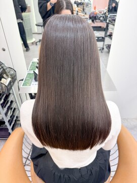 ロンド ブランシュ 錦糸町北口(Lond blanche) ● ココアベージュ/バーガンディ/ショート/髪質改善/縮毛矯正