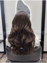 ロア 熊本(LOA)&nbsp;コテ巻き風パーマ　38ミリ風高め