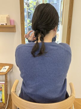 簡単なヘアアレンジもご相談ください＊