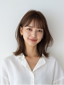 e.m.a プレミアムビューティーサロン 栄駅店(e.m.a PREMIUM BEAUTY SALON) レイヤーカット/イメチェン/外ハネボブ/美髪/ワイドバング/髪型