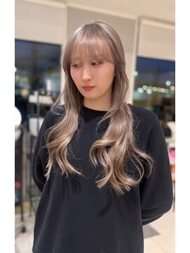 バサ 江古田店(BASSA) 【SAKI】ブリーチカラー(2回)/イノアカラー/レイヤーカット