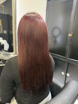 ヘアーデザイン ジェルム(Hair Design germe)&nbsp;ワインレッドロング  MAYUKO