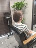 【透明感×デザインカラー】インナーカラー+似合わせカット+透明感カラー