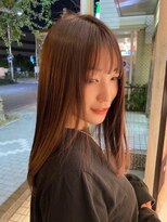 クティエ(Cuthie)&nbsp;#艶髪ロング#顔周りレイヤー#シースルーバング#20代#30代