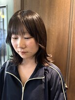 モナン(monan)&nbsp;ミルクブラウンハッシュカット結べる長さのボブレイヤー