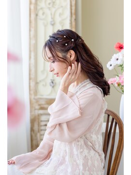 シャルメ 三宮店(CHARMER) キレイめルーズハーフアップ