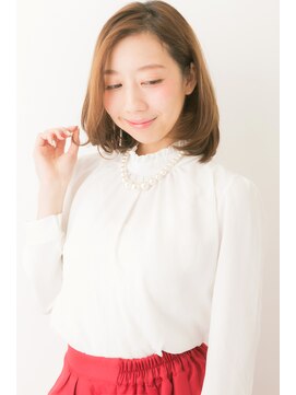 ユキオ(Yukio) 大人かわいいワンカール小顔ボブ